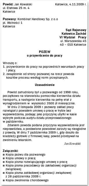 Jak napisać pozew do sądu pracy - uniknij najczęstszych błędów Jak napisać pozew do sądu pracy - uniknij najczęstszych błędów