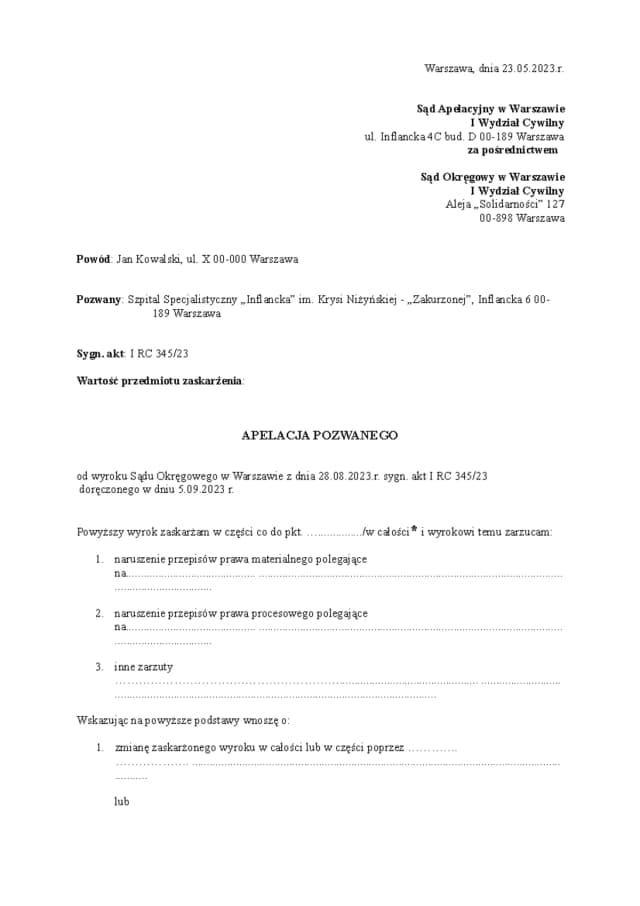 Ile kosztuje apelacja w sprawie cywilnej? Poznaj ukryte wydatki Ile kosztuje apelacja w sprawie cywilnej? Poznaj ukryte wydatki