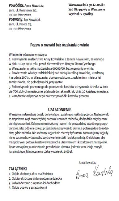 Jak napisać pozew rozwodowy bez orzekania o winie i uniknąć konfliktów Jak napisać pozew rozwodowy bez orzekania o winie i uniknąć konfliktów