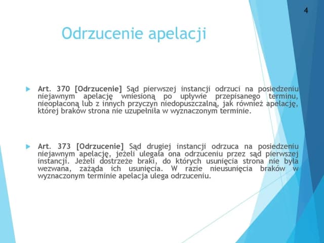Co zrobić po odrzuceniu apelacji? Sprawdź swoje opcje prawne Co zrobić po odrzuceniu apelacji? Sprawdź swoje opcje prawne
